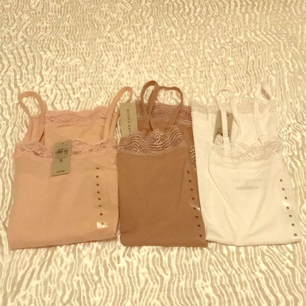 3 Ann Taylor camisole tank top